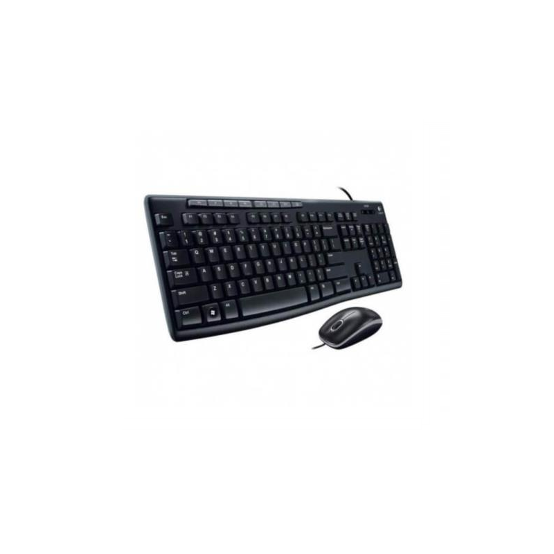 Kit Logitech Teclado y Mouse USB mk120