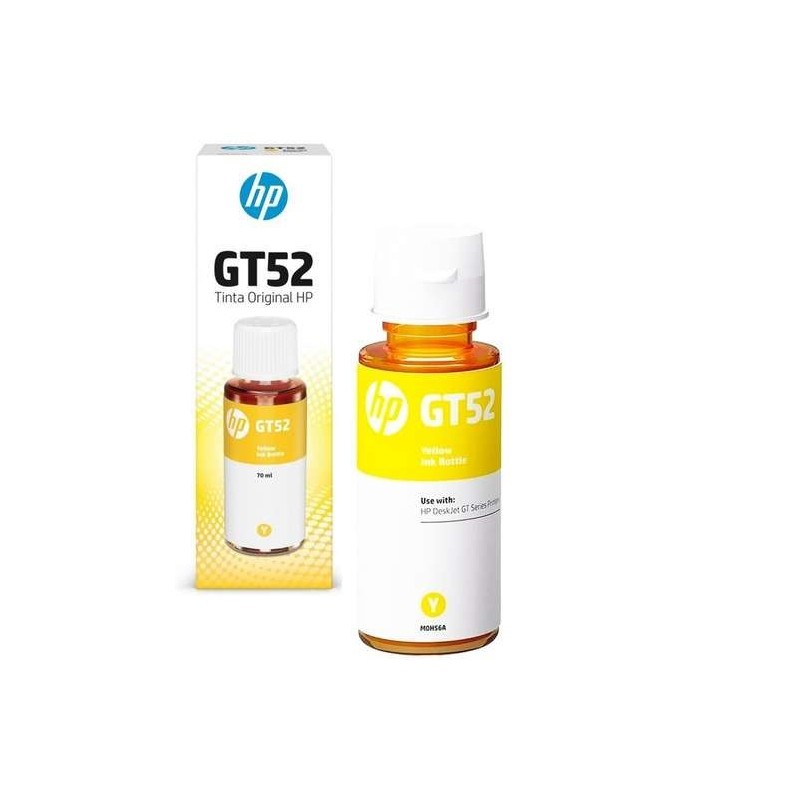 Botella de Tinta HP GT52, M0H56AL - Amarillo