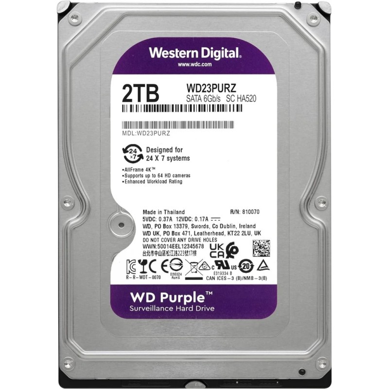 DISCO DURO 2TB WD WD23PURZ