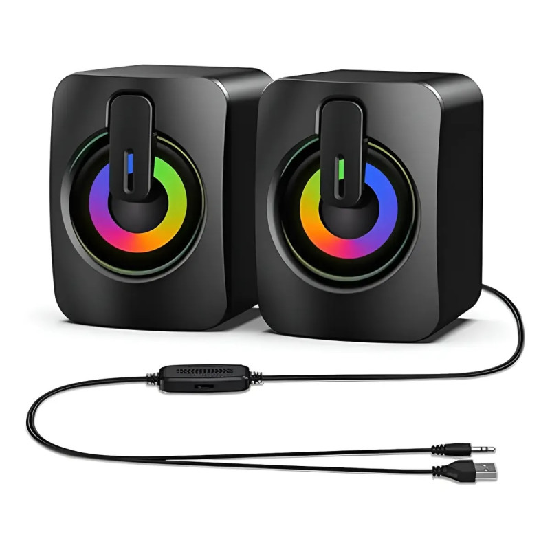 BOCINA RGB PORTABLE CABLE USB