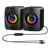 BOCINA RGB PORTABLE CABLE USB