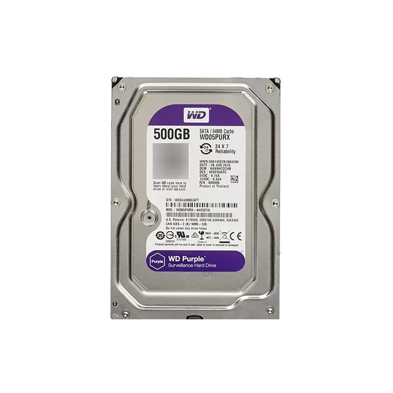 DISCO DURO 500GB WD5000PURX